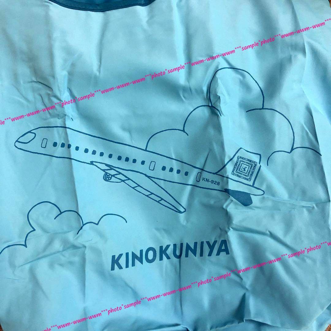 紀ノ国屋(キノクニヤ)の紀ノ国屋KINOKUNIYA エコバッグ 羽田空港限定 スカイブルー レディースのバッグ(エコバッグ)の商品写真