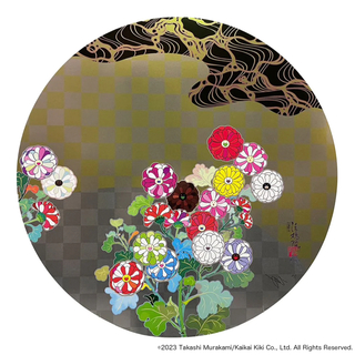 カイカイキキ - 真作保証■村上隆 最新作 ポスター作品 光琳のお花と水■版画 シルクスクリーン