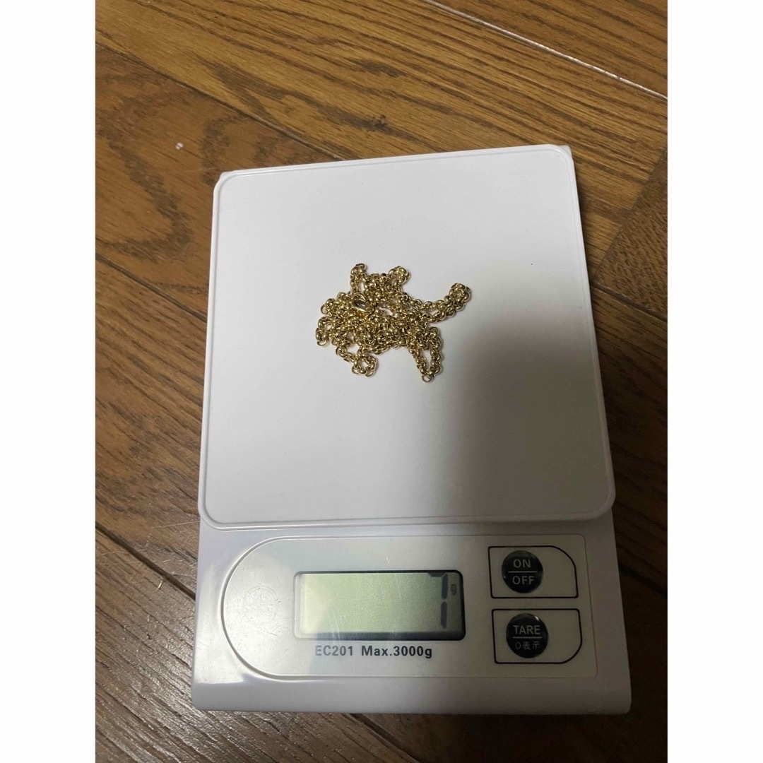 ネックレス18k ロールチェーン　7g 3ミリ