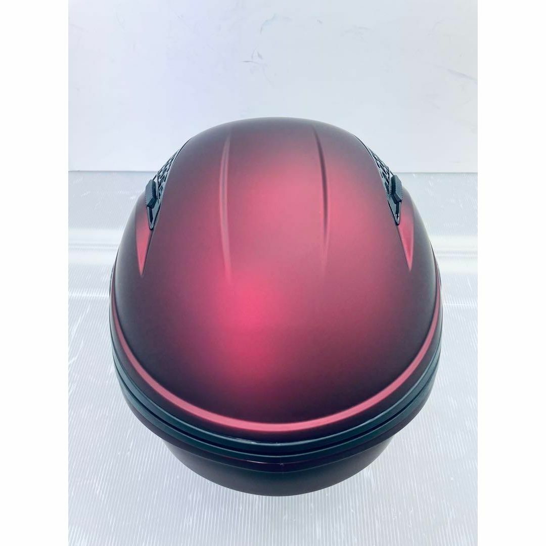 ヘルメット ジェット【新品未使用】 NANKAI NAZ-211 赤紫 L