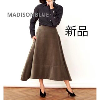 MADISONBLUE - 【新品タグ付】MADISONBLUE ミモレフレアスカート