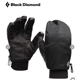 ブラックダイヤモンド(Black Diamond)のブラックダイヤモンド　スマホok ミトン　5本指　ウィンドフードソフトシェル(手袋)