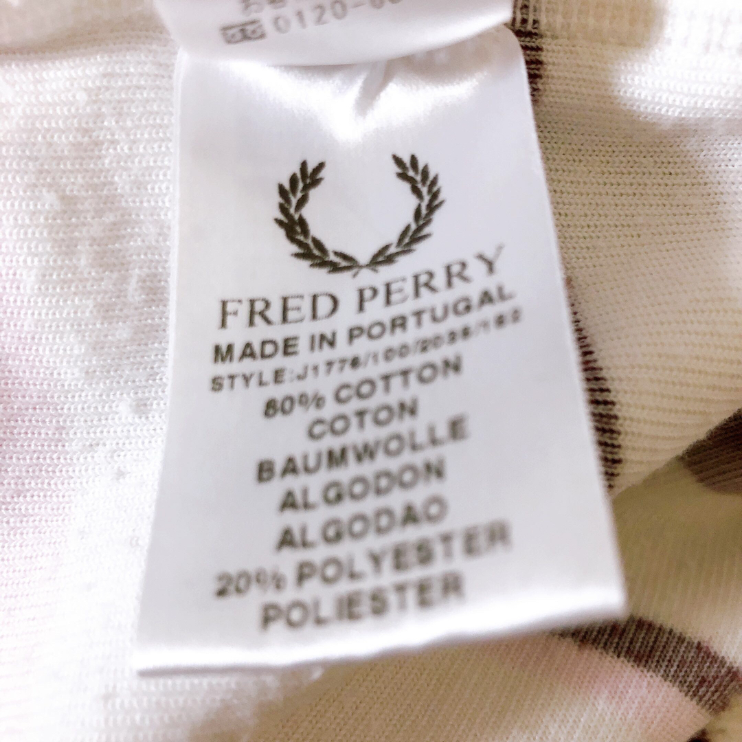 FRED PERRY(フレッドペリー)のFRED PERRY ストライプ テリー ジップ フロント ジャケット レディースのジャケット/アウター(ブルゾン)の商品写真