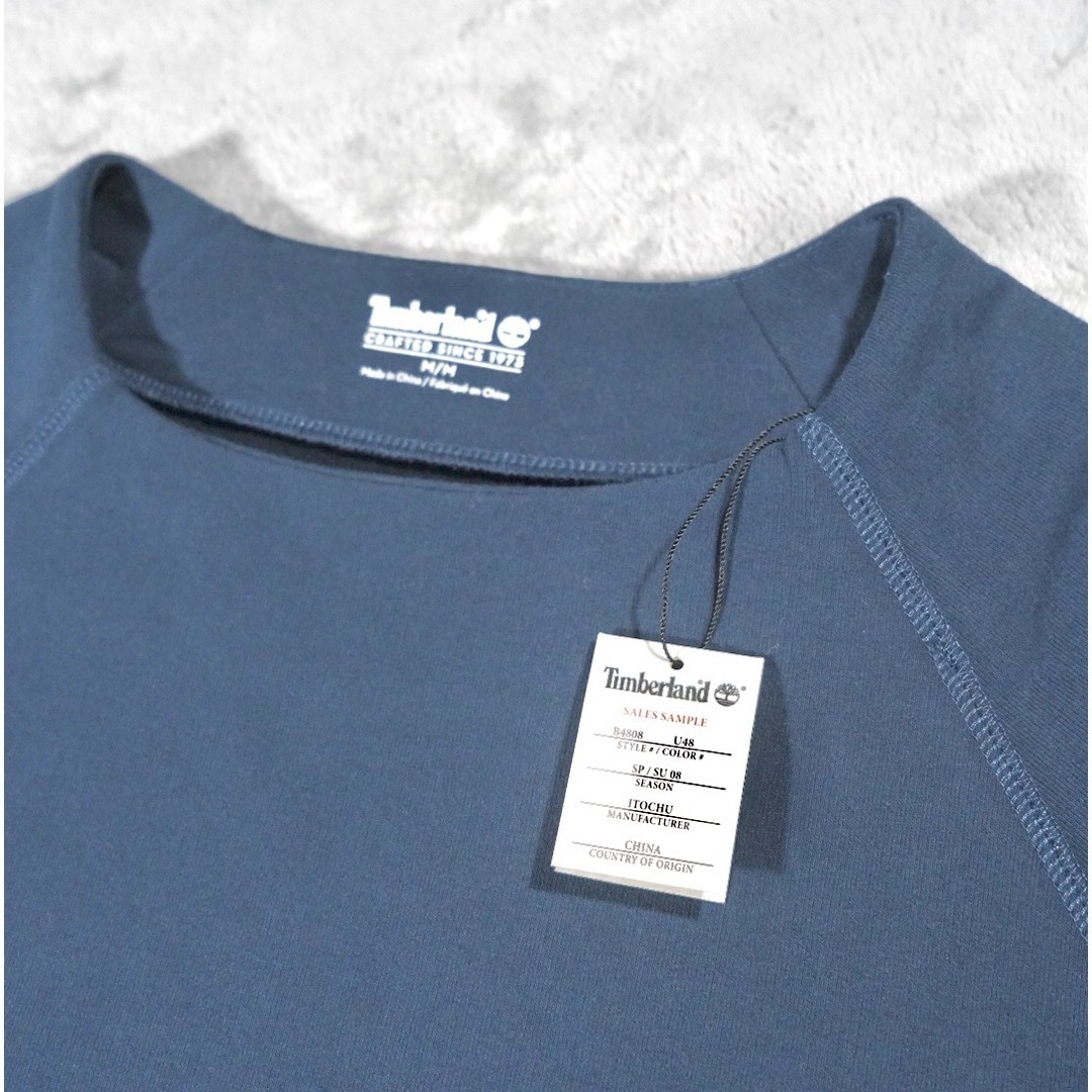 Timberland(ティンバーランド)の【貴重/新品/タグ付き】Timberland ネイビー スムーストップス メンズのトップス(Tシャツ/カットソー(七分/長袖))の商品写真