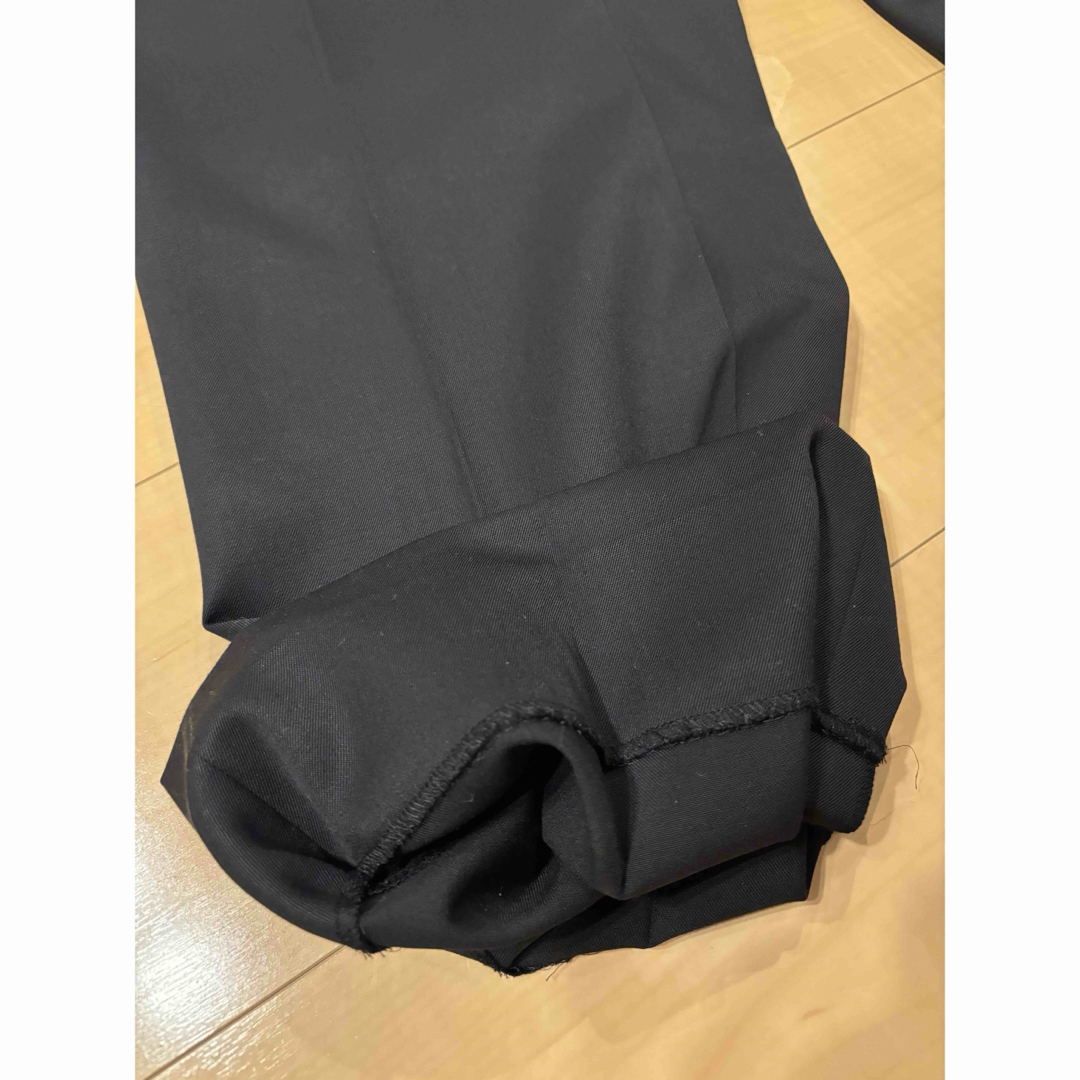 NEAT wool gabardine WIDE 44 BLACK NEAT wool gabardine WIDE 44 BLACK
