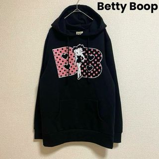 ベティブープ(Betty Boop)のst234 Betty Boop ベティちゃん フード 裏起毛スウェットパーカー(パーカー)