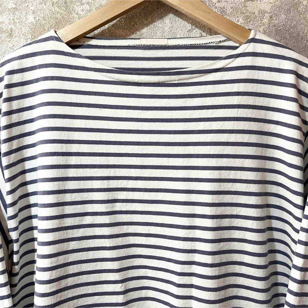 COMOLI(コモリ)のCOMOLI コモリ ボーダーシャツ メンズのトップス(Tシャツ/カットソー(七分/長袖))の商品写真