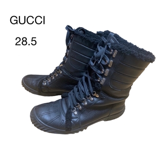 Gucci - GUCCI グッチ 22AW インターロッキングG レースアップ レザー