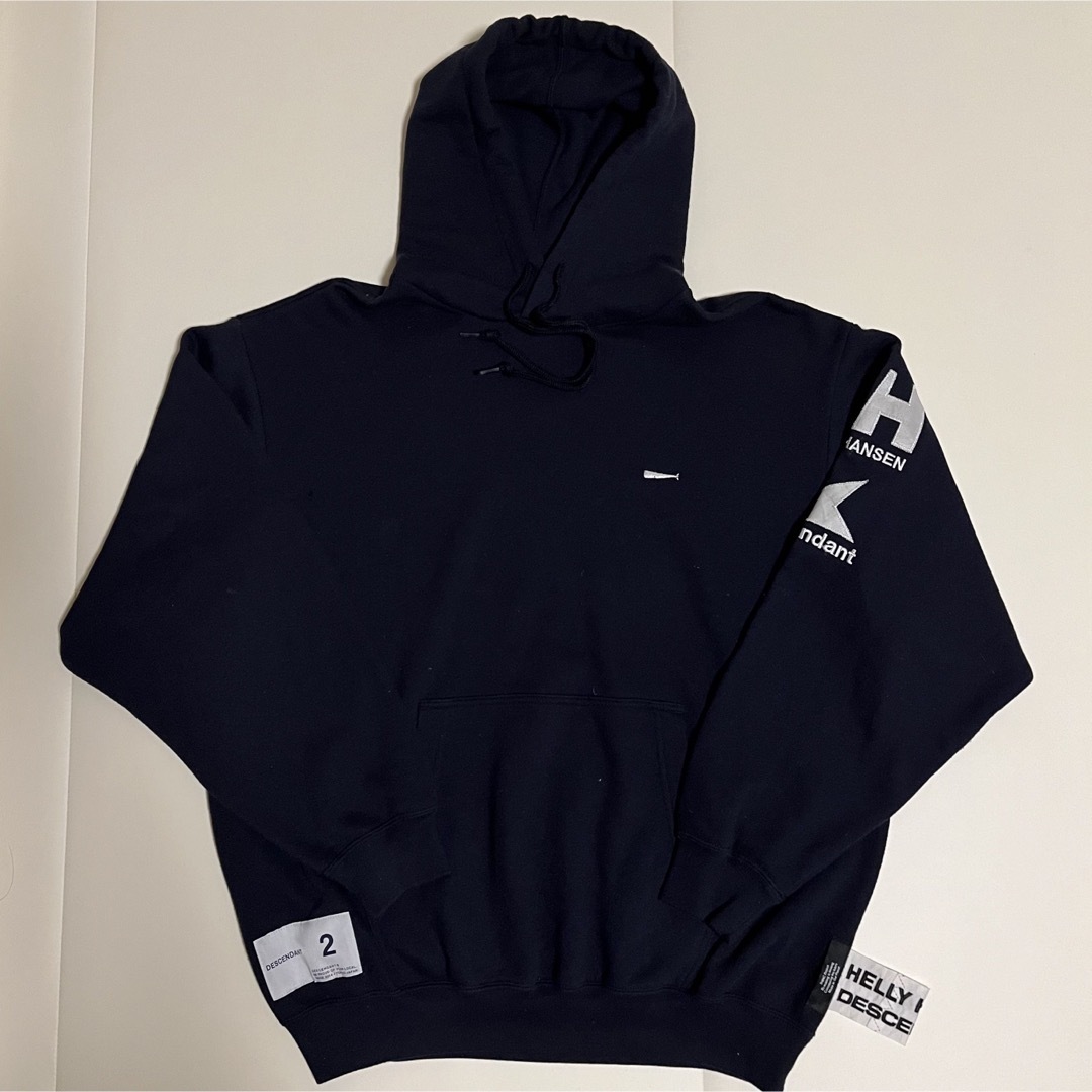 DESCENDANT - DESCENDANT HELLY HANSEN hoodie Mサイズ NAVYの通販 by