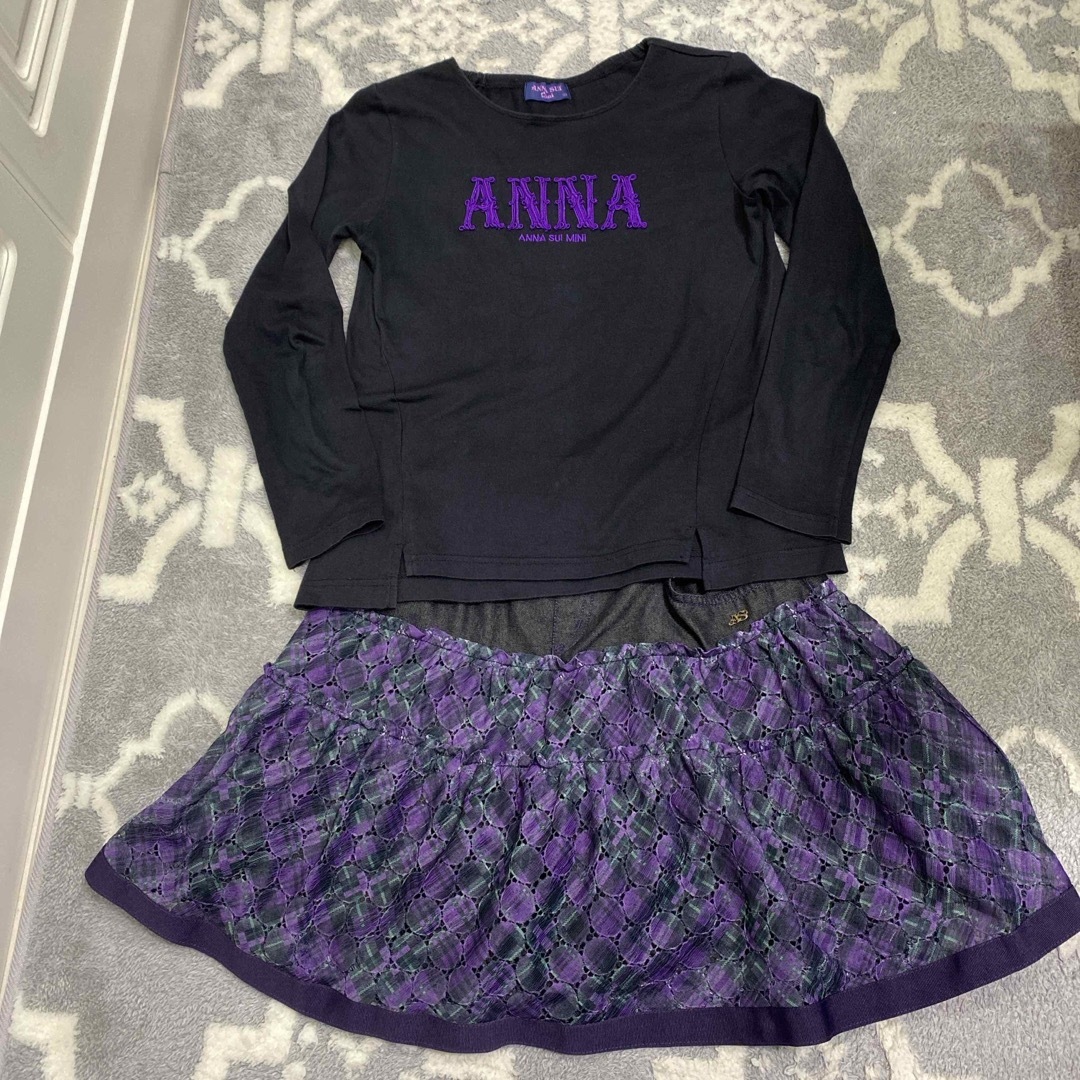 ANNA SUI mini(アナスイミニ)のANNA SUI MINI スカパン キッズ/ベビー/マタニティのキッズ服女の子用(90cm~)(スカート)の商品写真