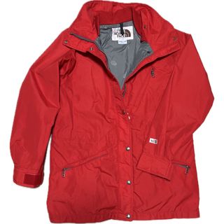 ザノースフェイス(THE NORTH FACE)の【美品】ノース　80s 茶タグ　ナイロンジャケット　GORE-TEX 赤　M相当(マウンテンパーカー)