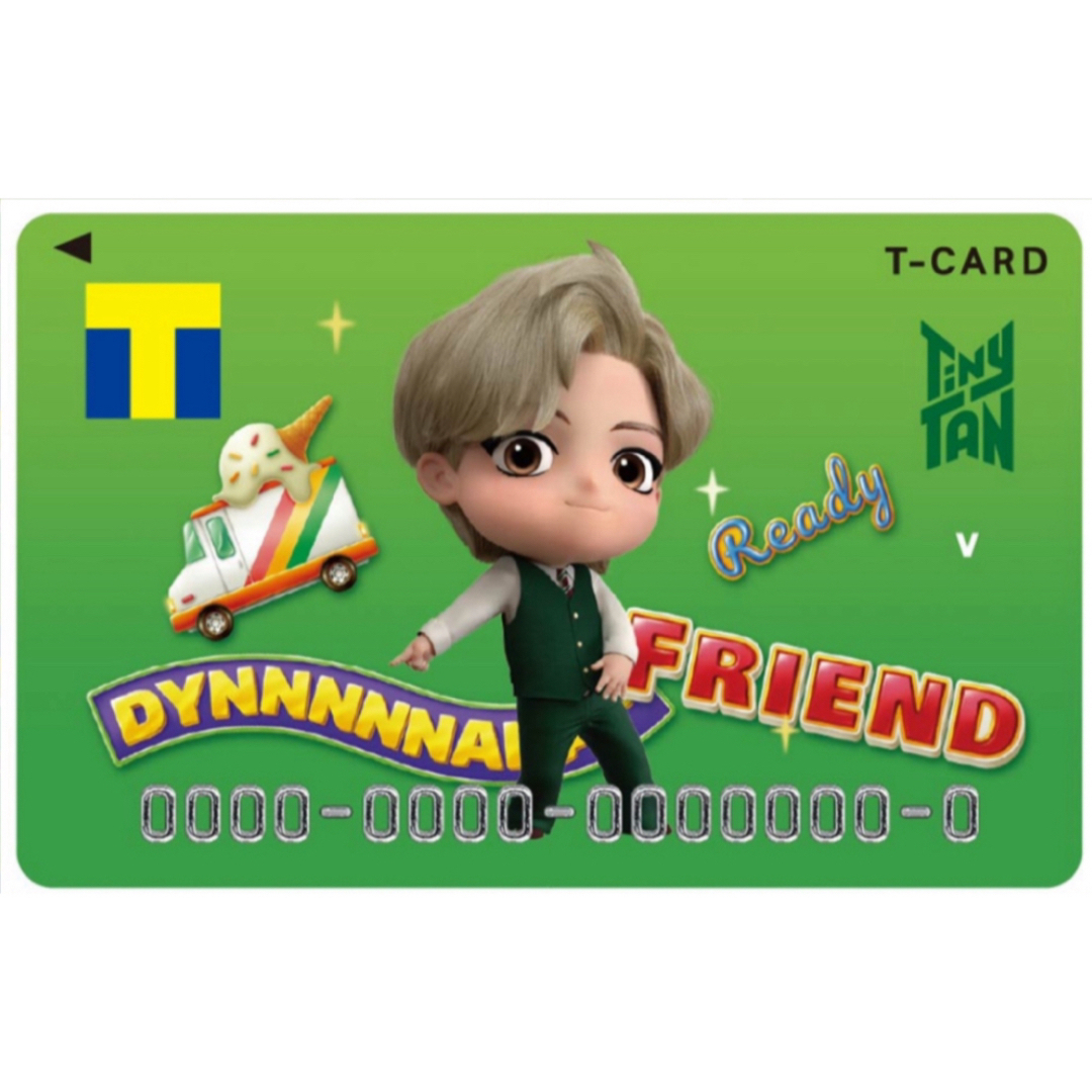 防弾少年団(BTS)(ボウダンショウネンダン)の【新品･未使用】BTS TinyTAN Tカード Tポイントカード V テテ エンタメ/ホビーのタレントグッズ(アイドルグッズ)の商品写真