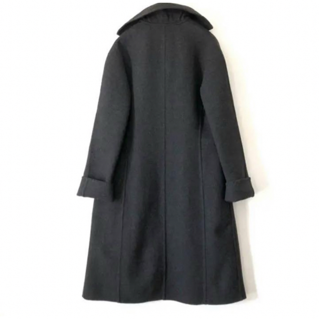 Max Mara マックスマーラ 白タグ ダブルフェイスコート グレー Max Mara マックスマーラ 白タグ ダブルフェイスコート グレー