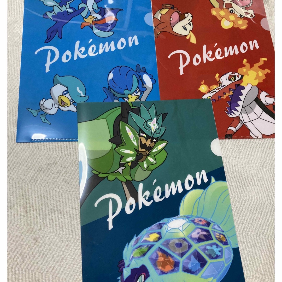 【非売品】セブンイレブンオリジナル『ポケモンA４クリアファイル』全５種５枚セット エンタメ/ホビーのアニメグッズ(クリアファイル)の商品写真