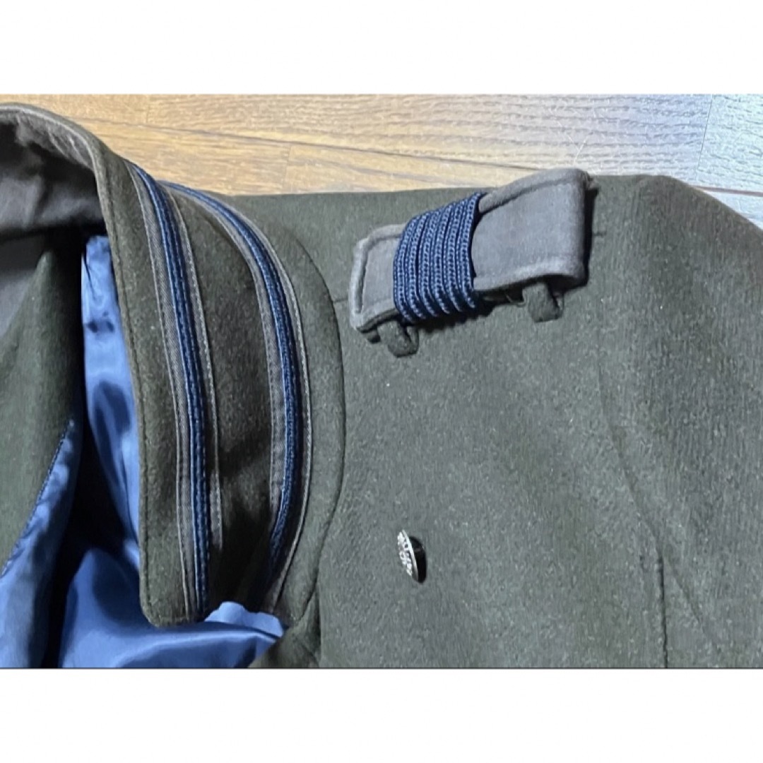 ZARA(ザラ)の超美品　ヘビーウエイト重厚メルトン生地　ZARA  ミリタリー風デザインコート メンズのジャケット/アウター(ミリタリージャケット)の商品写真