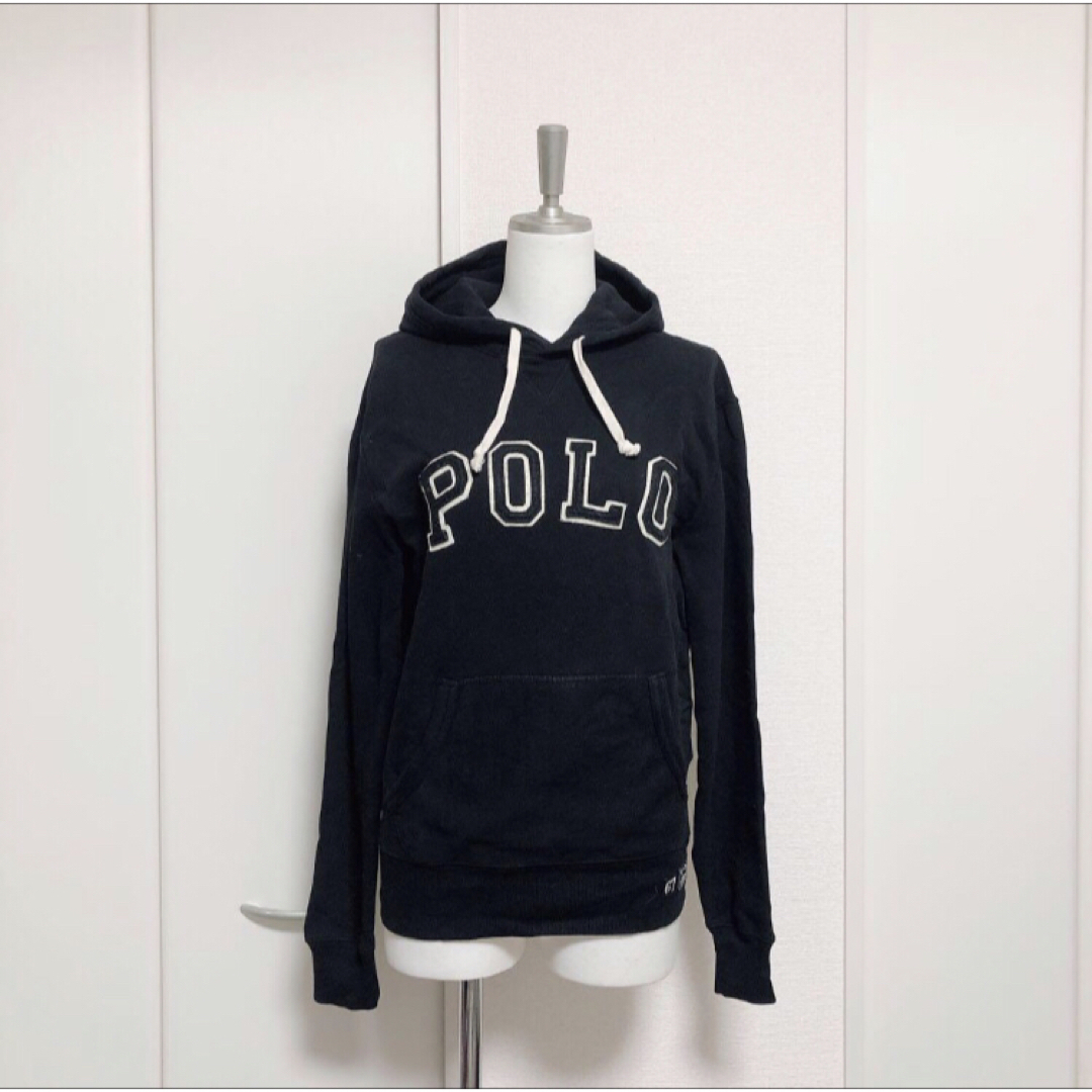 POLO RALPH LAUREN(ポロラルフローレン)のRALPH LAUREN ラルフローレン　ロゴ　ワッペン　プルオーバー　パーカー レディースのトップス(パーカー)の商品写真