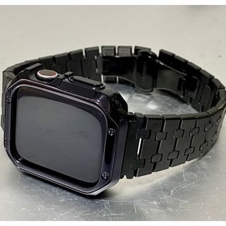 鏡面アップルウォッチステンレスベルトバンド　Apple Watchカバーケース　(金属ベルト)