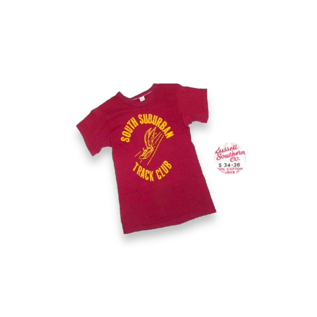 Santa Monica(サンタモニカ)の▪️50’s【RUSSELL SOUTHERN】RED TEE レディースのトップス(Tシャツ(半袖/袖なし))の商品写真