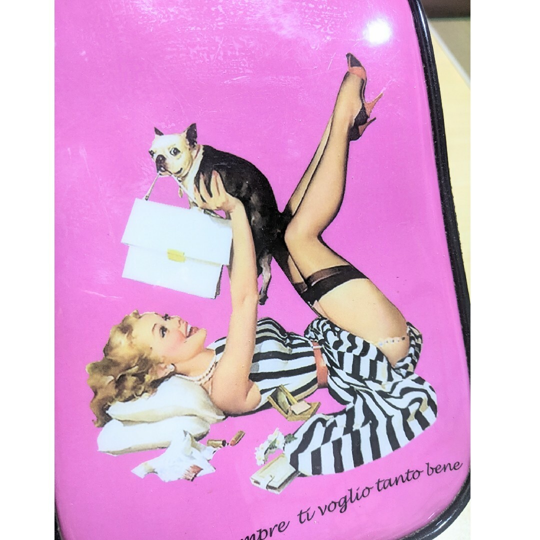 バビペット★バッフルガールBOX型ポーチ レディースのファッション小物(ポーチ)の商品写真