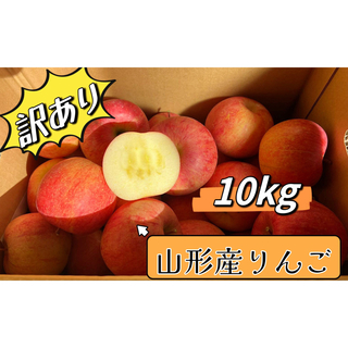 山形県産　りんご　サンフジ　訳あり10kg(フルーツ)