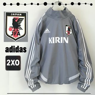 アディダス(adidas)の未使用★adidas★サッカー日本代表着用公式ウェア★レインピステトップ★2XO(ナイロンジャケット)