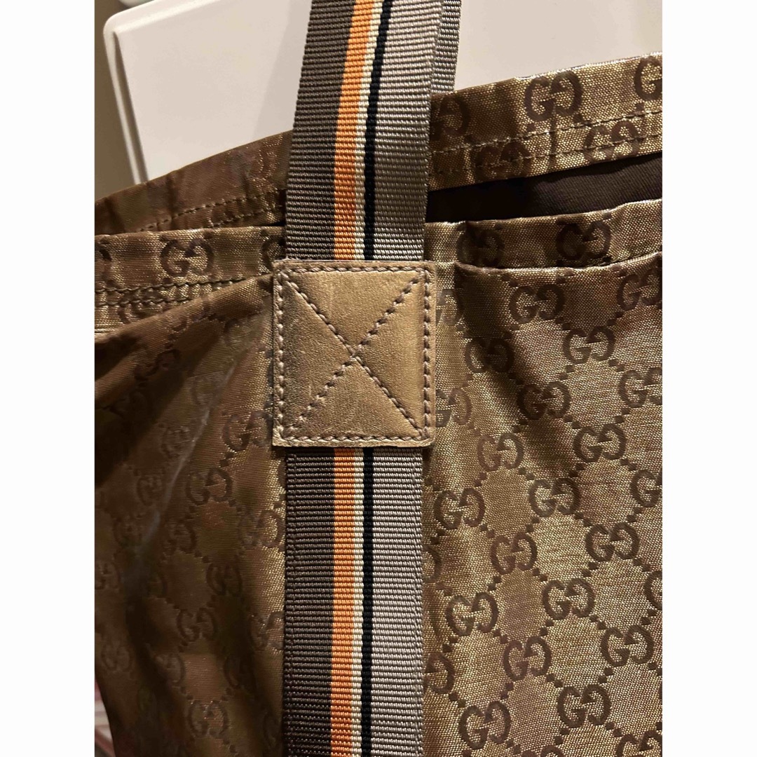 GUCCI - GUCCI トートバッグ(大きめ)の通販 by jasmine's shop GUCCI - GUCCI トートバッグ(大きめ)の通販 by jasmine's shop