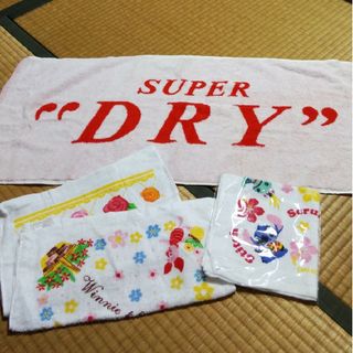 クレージュ(Courreges)のフェイスタオル／マイクロファイバー／まとめ売り(タオル/バス用品)