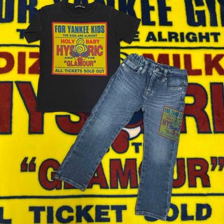 ヒステリックミニ(HYSTERIC MINI)のヤンキーセット(110.120)👖🖤💛(パンツ/スパッツ)