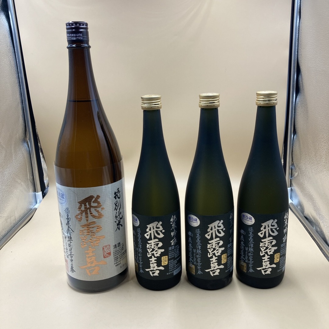 日本酒飛露喜　特別純米　1800/純米吟醸　720×3