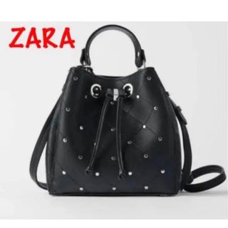 ザラ(ZARA)のZARAミニスタッズ付きハンドバッグ　ZARAバッグ(ショルダーバッグ)