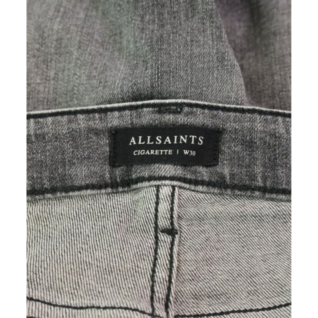 All Saints(オールセインツ)のALLSAINTS オールセインツ デニムパンツ 30(M位) グレー 【古着】【中古】 メンズのパンツ(デニム/ジーンズ)の商品写真