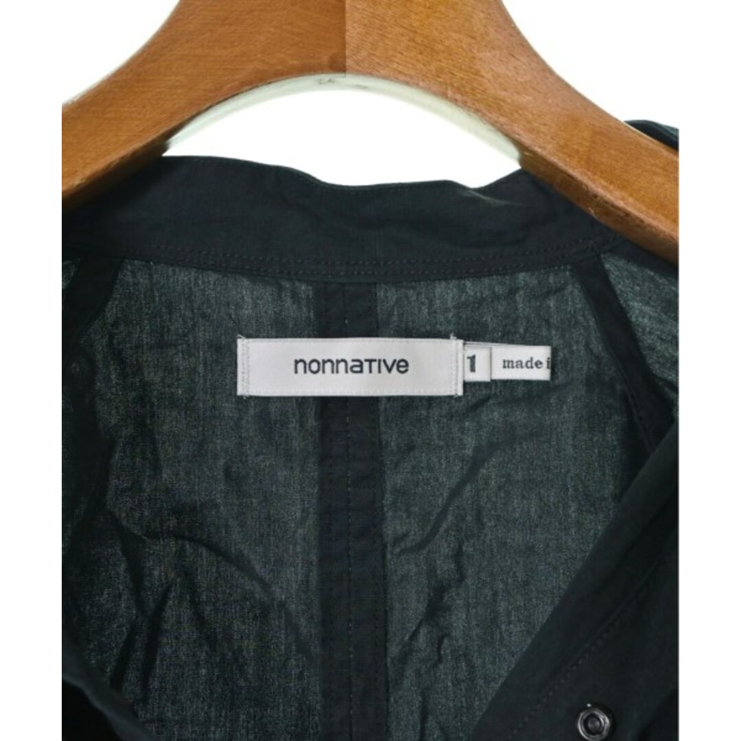 nonnative(ノンネイティブ)のnonnative ノンネイティヴ カジュアルシャツ 1(S位) 黒 【古着】【中古】 メンズのトップス(シャツ)の商品写真