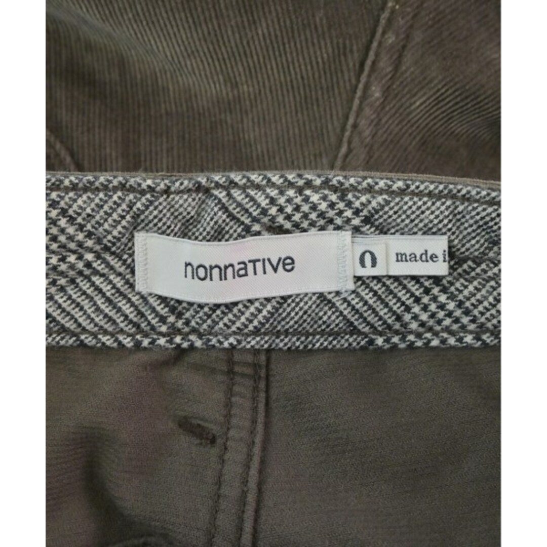 nonnative(ノンネイティブ)のnonnative ノンネイティヴ チノパン 0(XS位) 茶 【古着】【中古】 メンズのパンツ(チノパン)の商品写真