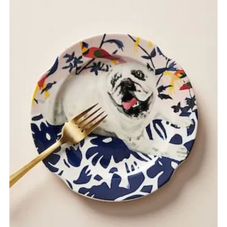 アンソロポロジー(Anthropologie)の新品　アンソロポロジーJay McClellan 愛犬プレート(食器)