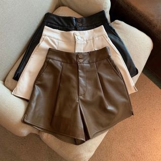 タイムセール！韓国子供服　子供服　女の子　レザー　フェイクレザー　100cm(パンツ/スパッツ)