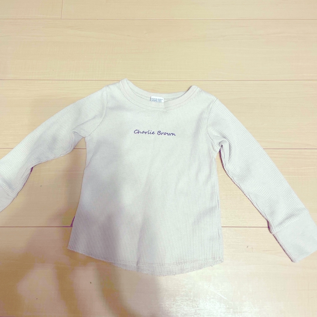 apres les cours(アプレレクール)のチャーリーブラウン　ロンT キッズ/ベビー/マタニティのキッズ服女の子用(90cm~)(Tシャツ/カットソー)の商品写真