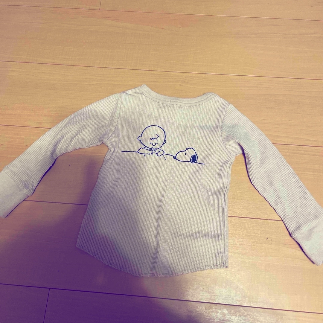 apres les cours(アプレレクール)のチャーリーブラウン　ロンT キッズ/ベビー/マタニティのキッズ服女の子用(90cm~)(Tシャツ/カットソー)の商品写真