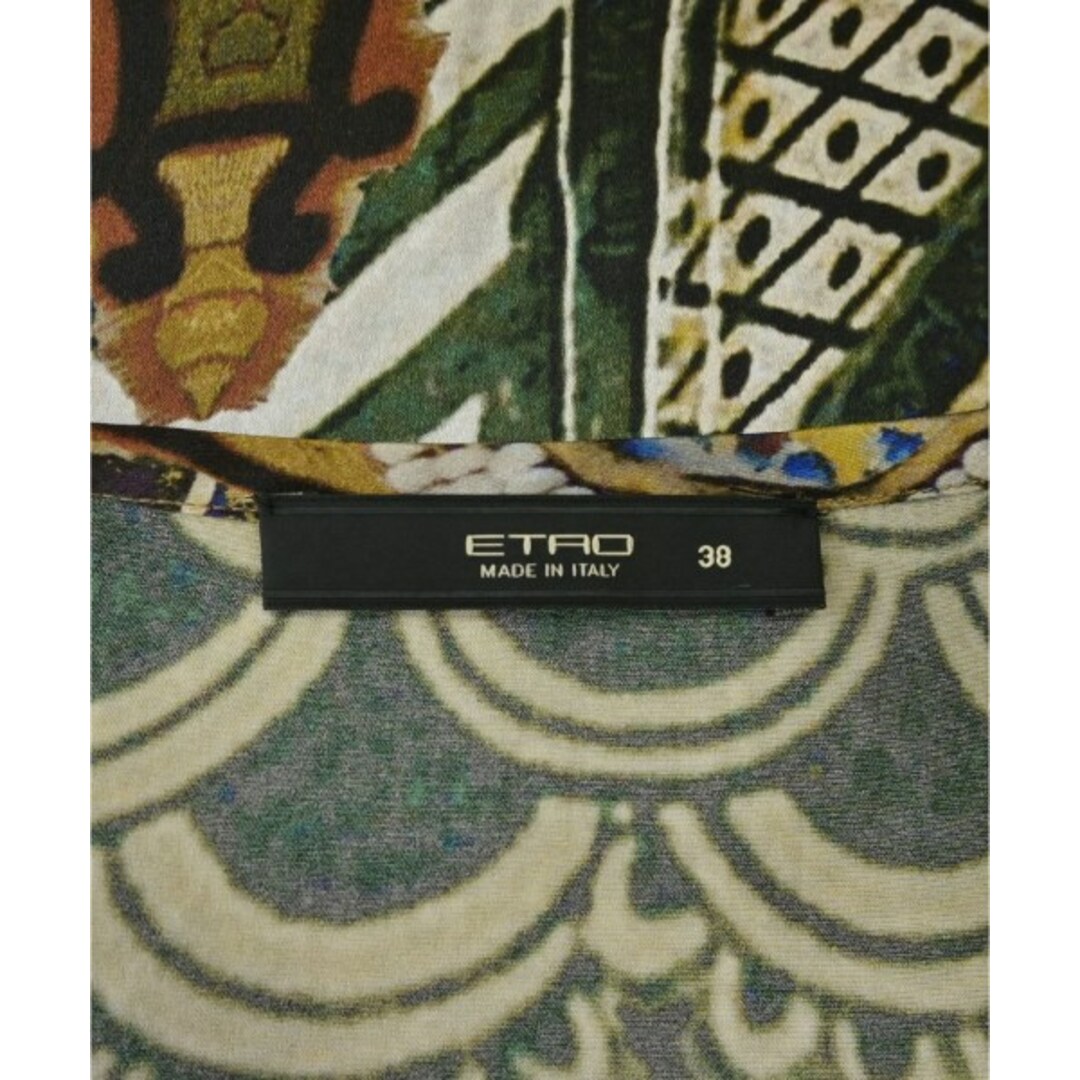 ETRO(エトロ)のETRO エトロ ブラウス 38(S位) 黄系x黒x赤系等(総柄) 【古着】【中古】 レディースのトップス(シャツ/ブラウス(長袖/七分))の商品写真