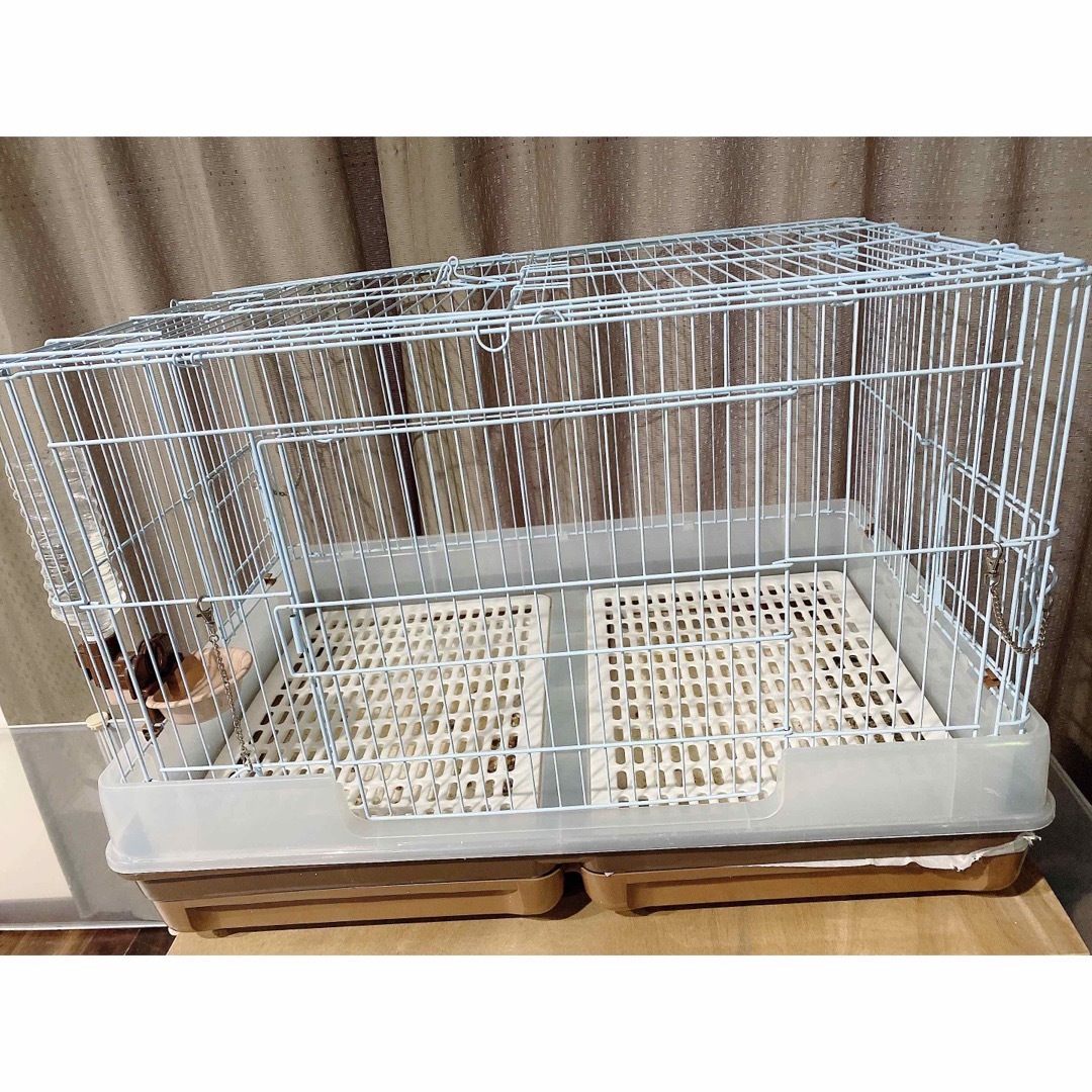 マルカンうさぎのカンタンおそうじケージ ワイドBM 小動物 マルカンうさぎのカンタンおそうじケージ ワイドBM 小動物