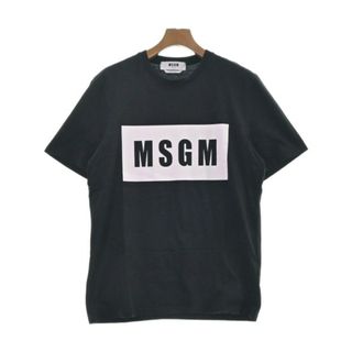 エムエスジイエム(MSGM)のMSGM エムエスジーエム Tシャツ・カットソー XS 黒 【古着】【中古】(Tシャツ/カットソー(半袖/袖なし))