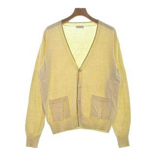 ドリスヴァンノッテン(DRIES VAN NOTEN)のDRIES VAN NOTEN ドリスヴァンノッテン カーディガン M 黄 【古着】【中古】(カーディガン)