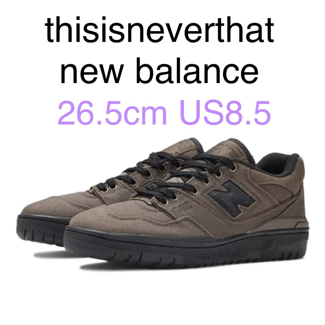 thisisneverthat New Balance 550 柴田ひかりスニーカー