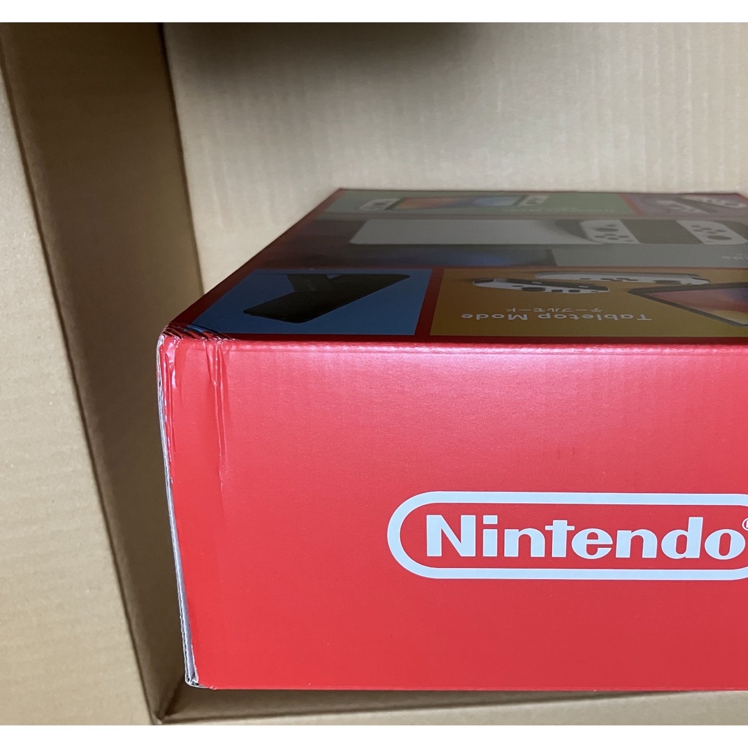 新品未開封 Nintendo Switch 有機ELモデル ホワイト 箱潰れあり 新品未開封 Nintendo Switch 有機ELモデル ホワイト 箱潰れあり