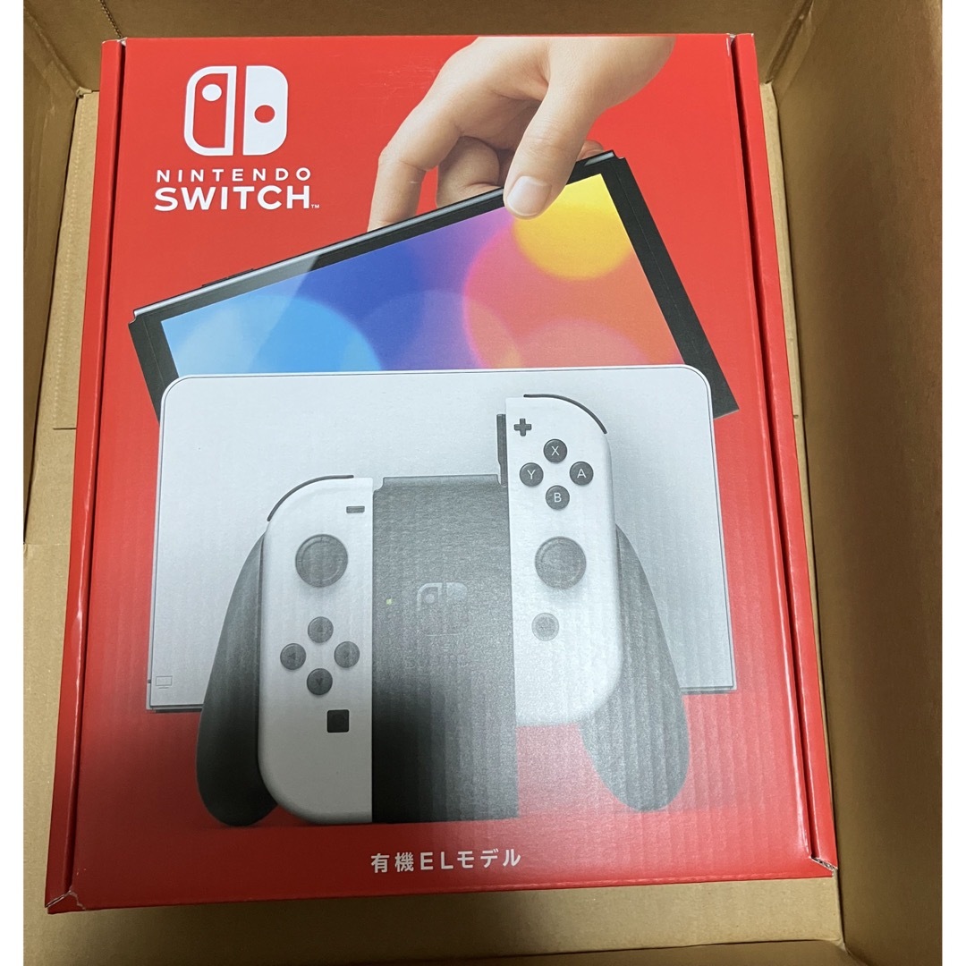 エンタメ/ホビー新品未開封 Nintendo Switch 有機ELモデル ホワイト 箱潰れあり