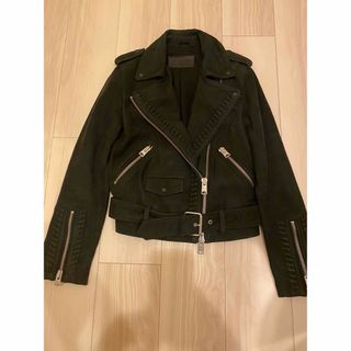 激レア❗ALLSAINTS レザー ジャケット パーカーレディース