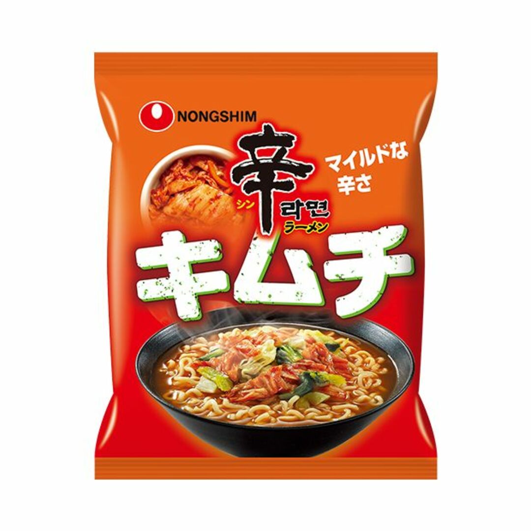 辛ラーメン キムチ 袋麺　　2食分 食品/飲料/酒の食品(麺類)の商品写真