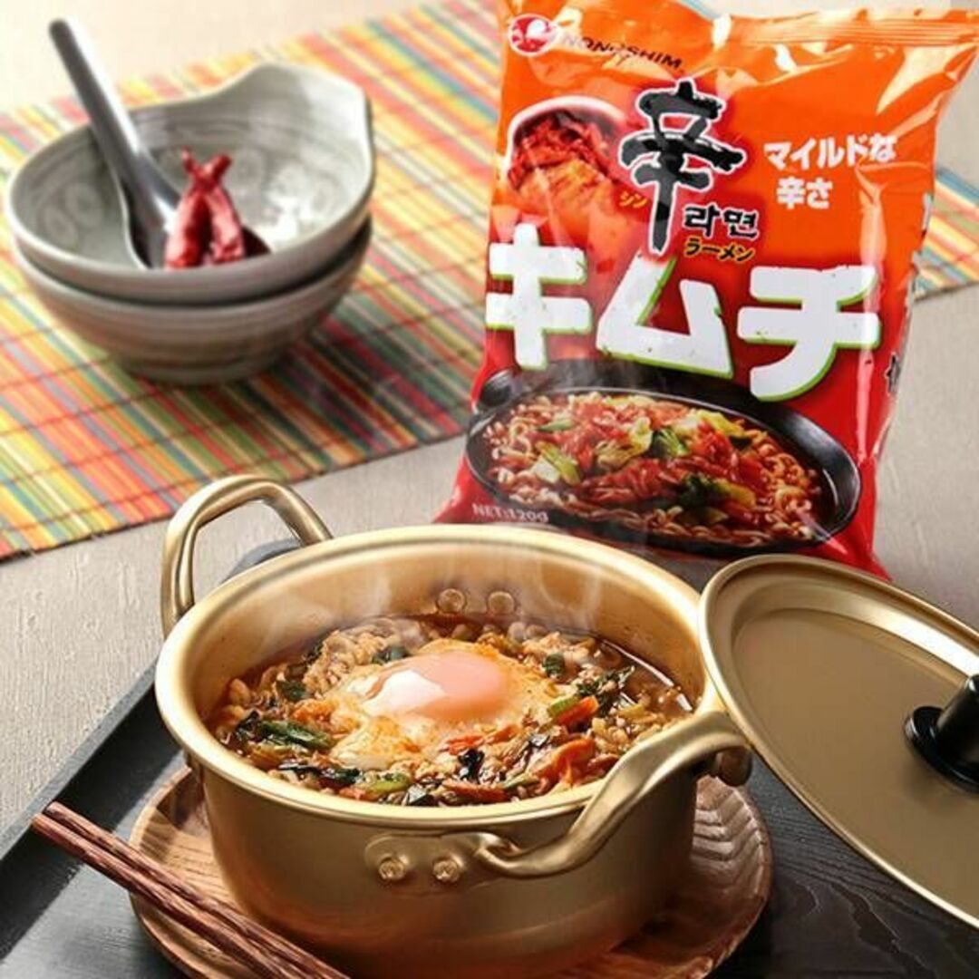 辛ラーメン キムチ 袋麺　　2食分 食品/飲料/酒の食品(麺類)の商品写真