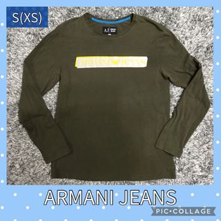 アルマーニジーンズ(ARMANI JEANS)の値下げ　アルマーニジーンズ　長袖Tシャツ　サイズS（XS）(Tシャツ/カットソー(七分/長袖))