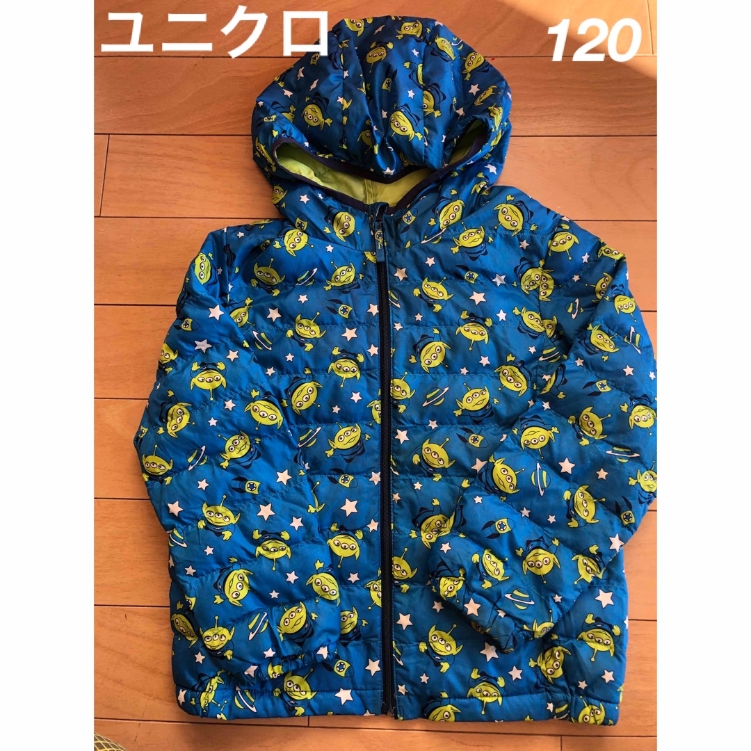 UNIQLO(ユニクロ)のユニクロ☆ジャンパー ジャケット 120 トイストーリー リトルグリーンメン キッズ/ベビー/マタニティのキッズ服男の子用(90cm~)(ジャケット/上着)の商品写真