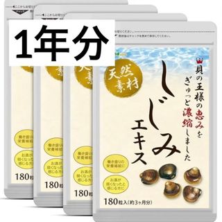 しじみエキス オルニチン タウリン サプリメント 3カ月分×4袋　1年分 (魚介)